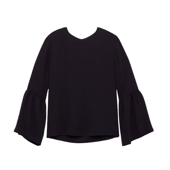 Aritzia Wilfred Launay Blouse Size Small Black - Picture 4 of 10